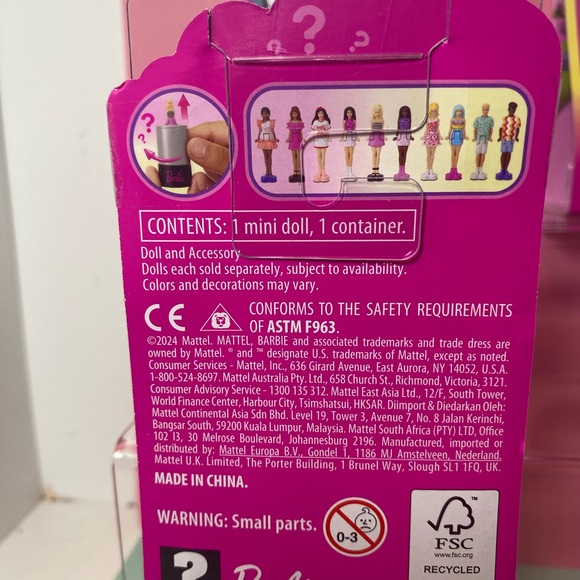 Mini Barbieland set of 4 Lipsticks, DIFFERENT codes! - Picture 6 of 7